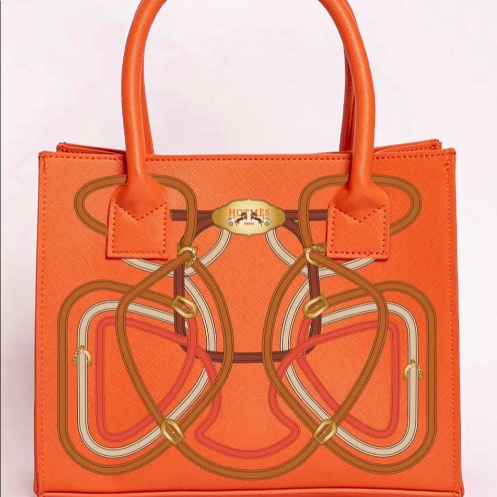 Vegan leather hand bag